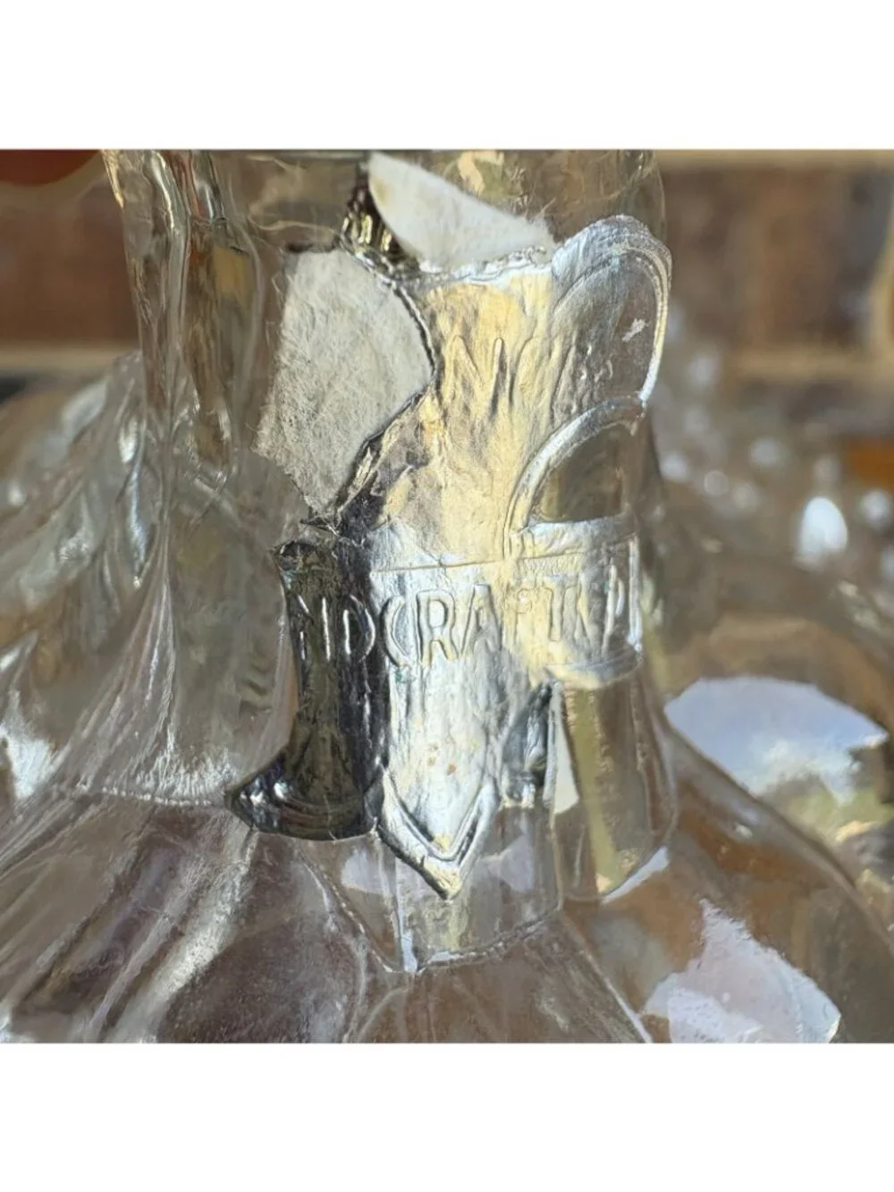 Vintage french clear